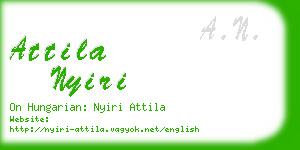 attila nyiri business card